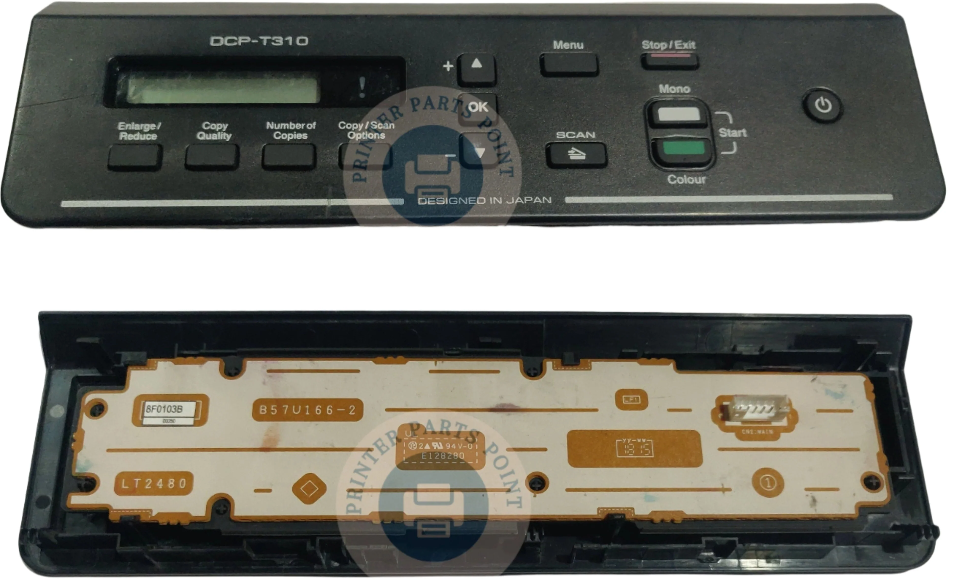 Control Panel For Brother DCP-T310 / DCP-T510w / T520w / T710w / T820dw Printer (B57U166-2 / LT2480)