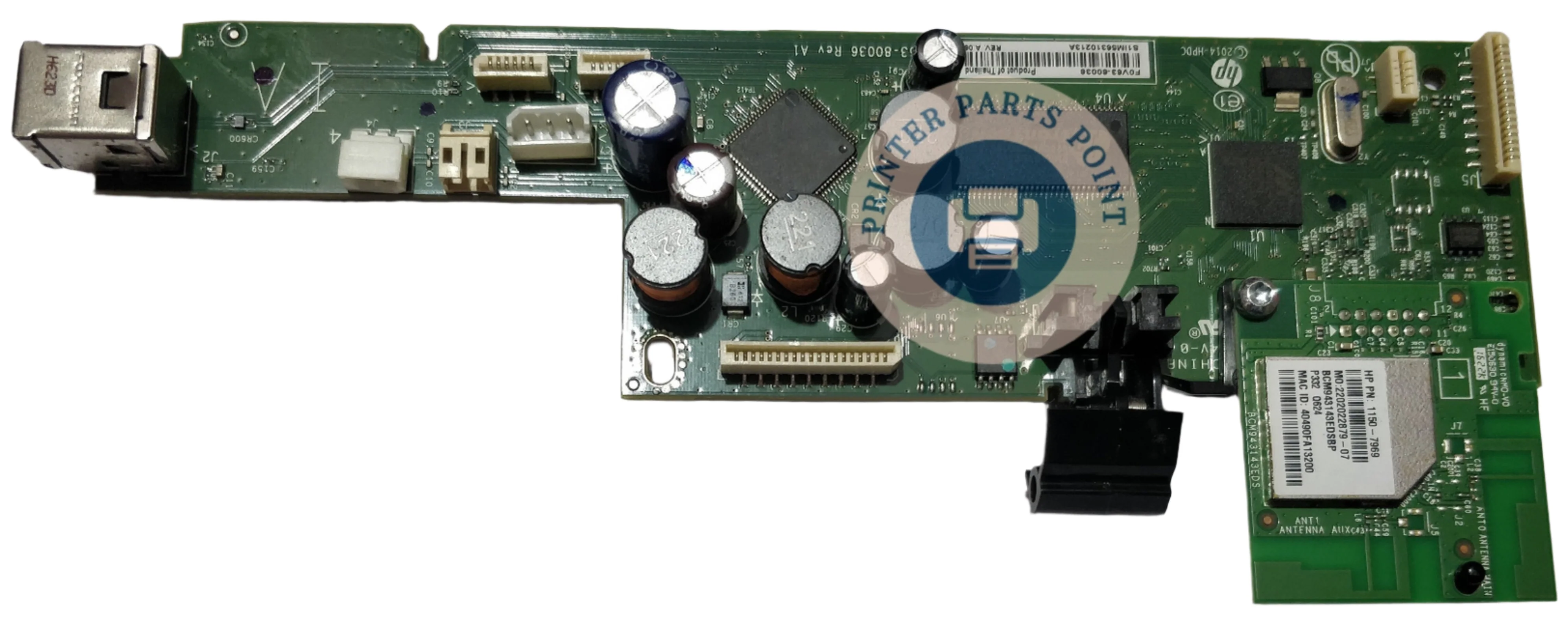 Formatter Board / Logic Board For HP Deskjet Ink Advantage 4535 Printer (F0V63-80036 / F0V63-60036)