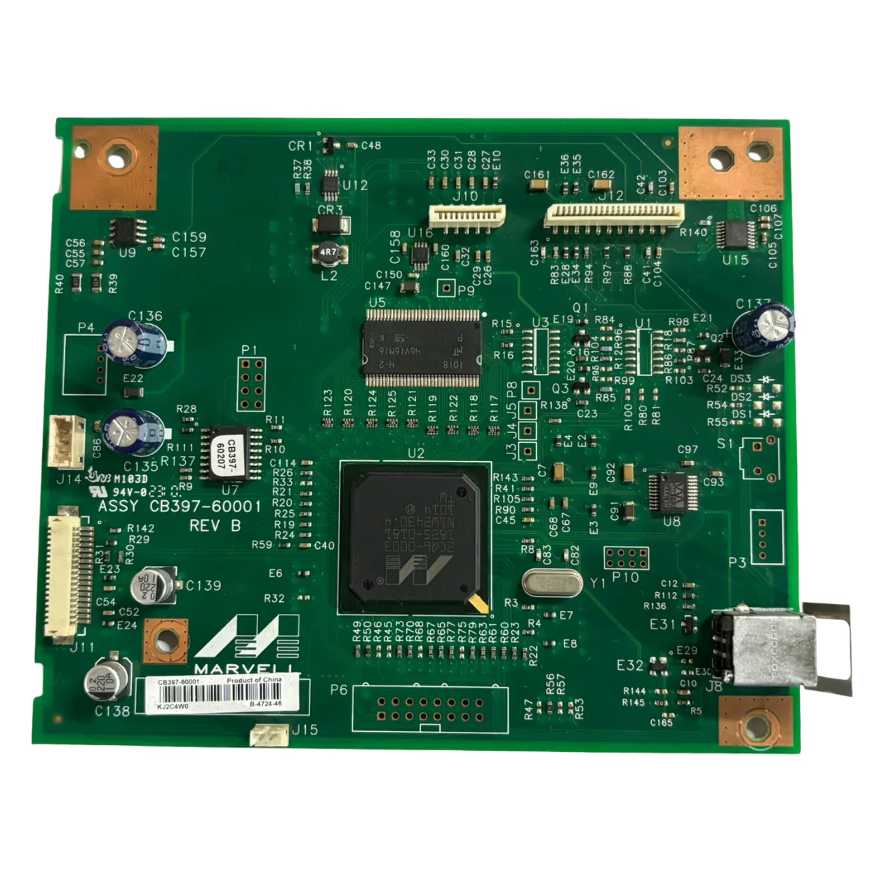 Formatter Board / Logic Board For HP LaserJet M1005 Printer (CB397-60001) Import Original