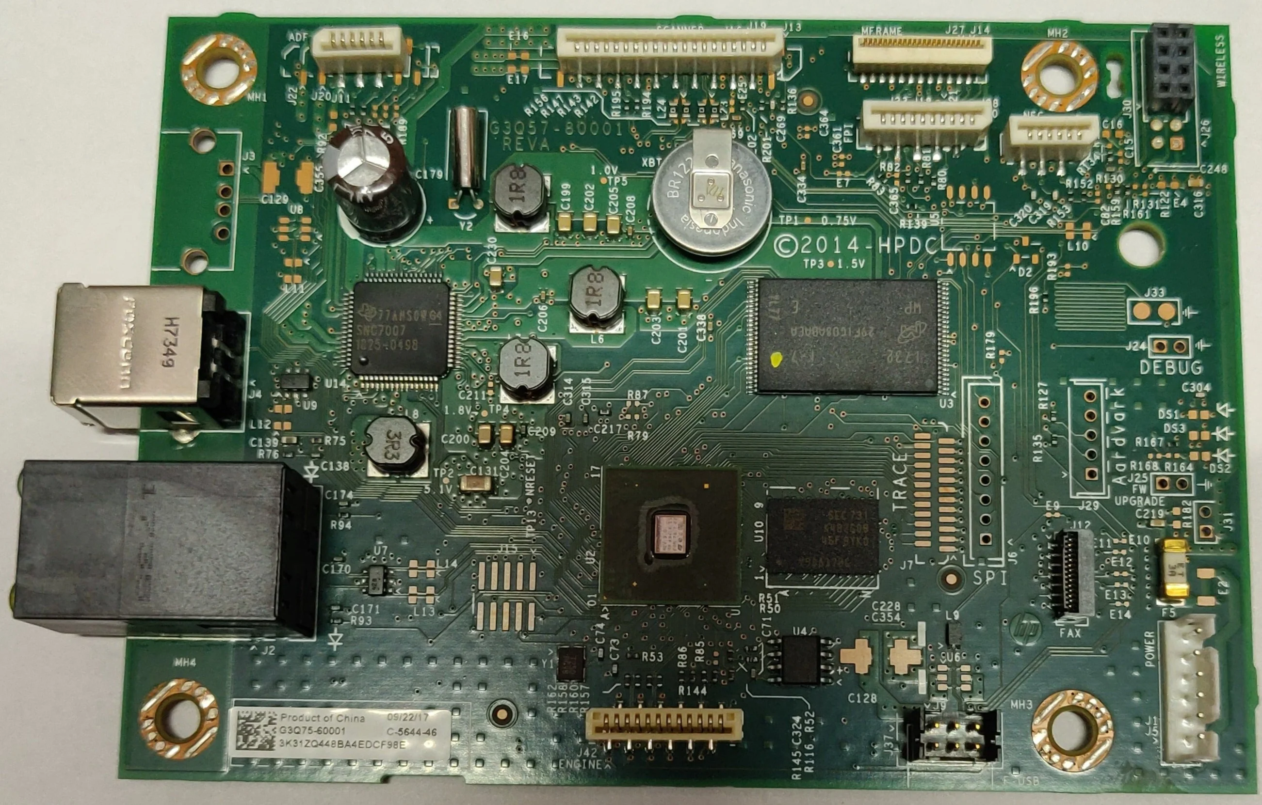 Formatter Board / Logic Board For HP Laserjet Pro MFP M227sdn / M227fdn / M227fdw Printer (G3Q75-60001)
