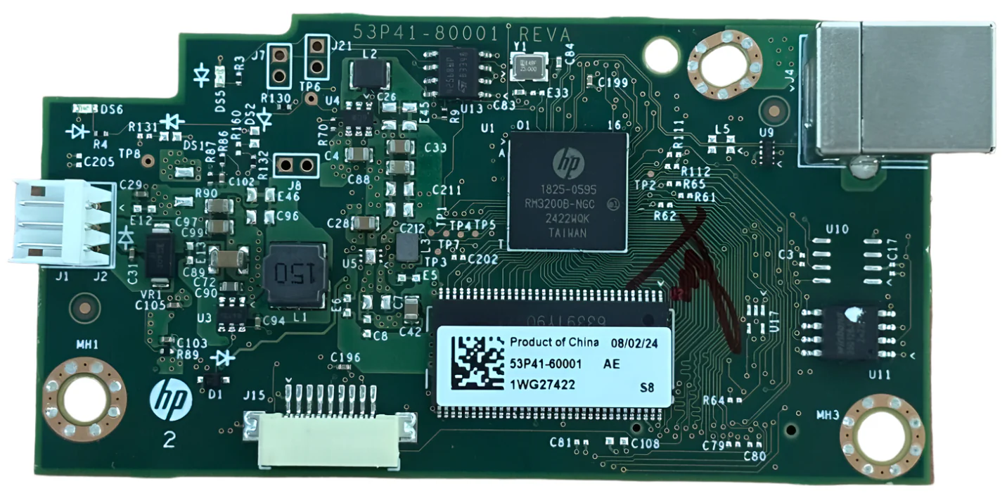 Formatter Board / Logic Board For HP LaserJet Pro P1108 Plus Printer (53P41-60001 / 53P41-80001)