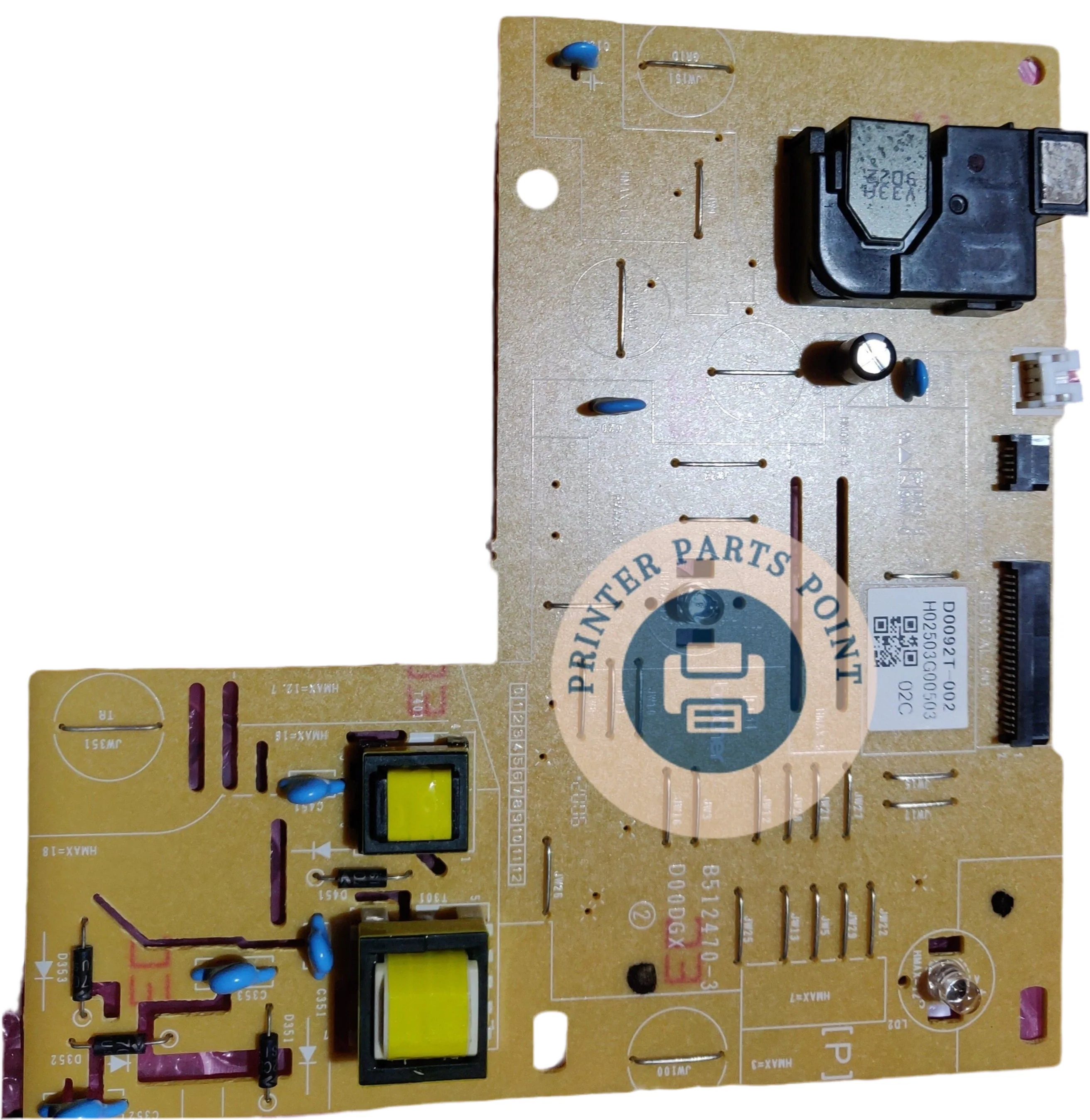 High Voltage Supply Board For Brother HL-B2080dw / HL-L2351dw / B2000d Printer