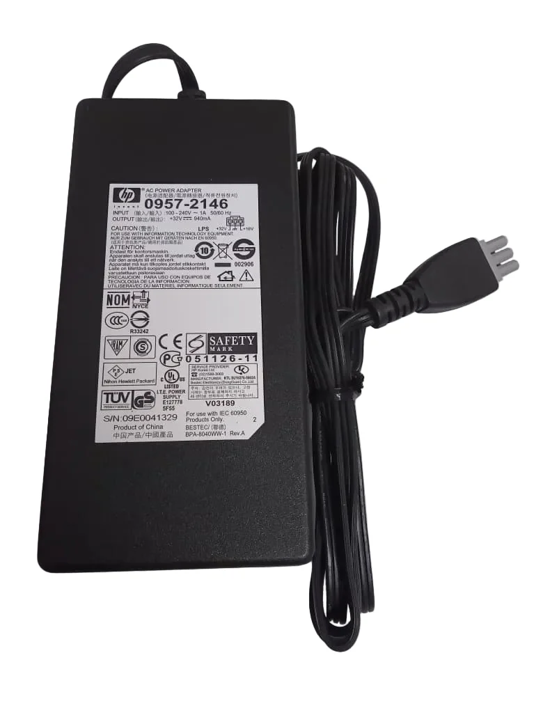 Power Adapter For HP ScanJet Pro 3000 s3 / 5000 s4 / 2600 f1 / 3600 f1 / 4600 fnw1 / N6600 fnw1 Scanner