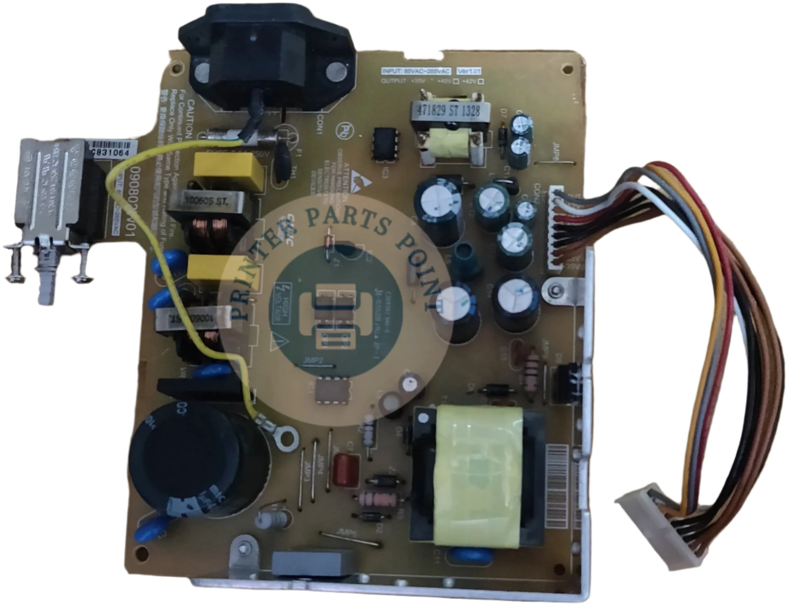 Power Supply For Lipi Passbook Printer PB2 / Olivetti PR2 Plus / PR2 Plus Scanner Passbook Printer